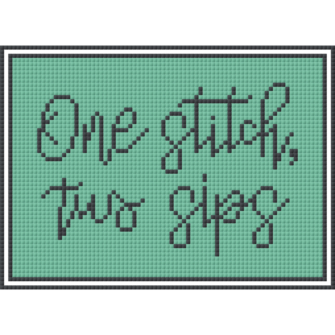 APLS36 - One stitch, two sips