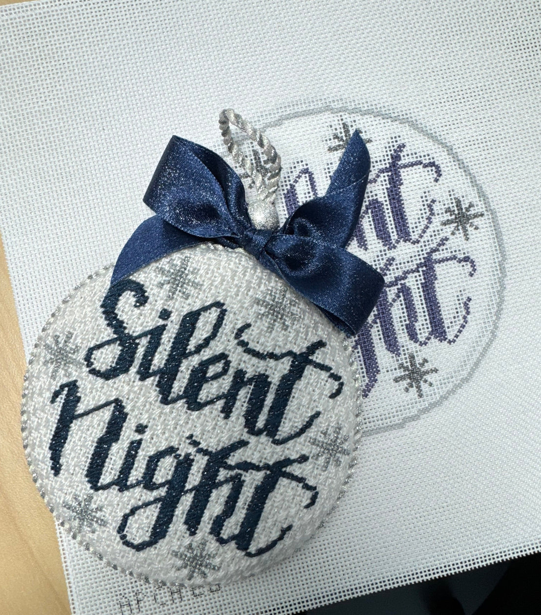 Complimentary Stitch Guide for "Silent Night" & "Oh Holy Night" Round