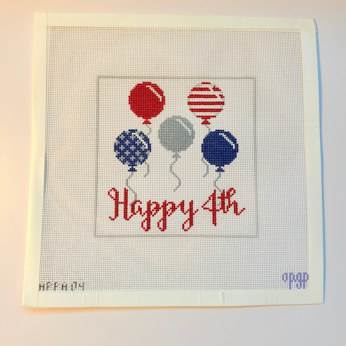 APPA04 - Happy Fourth Small - 18M 5" x 5"