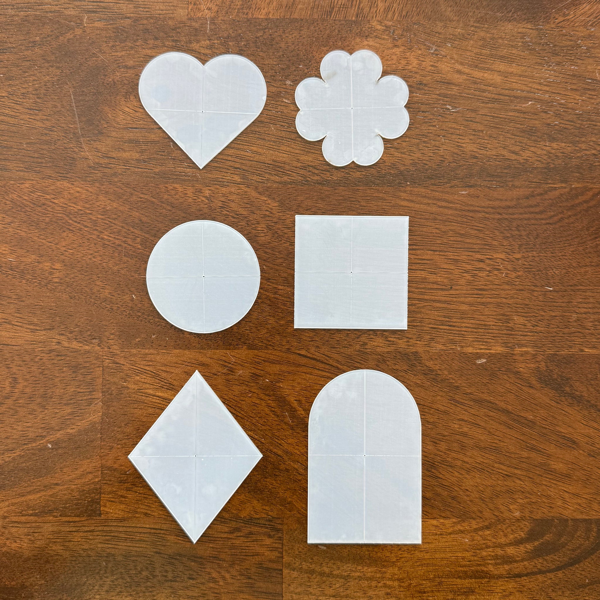 Bag Tag Template for Needlepoint - Set of 6