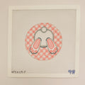 APEA19-P - Bunny Bottom Pink - 18M 4.5" Round - S27