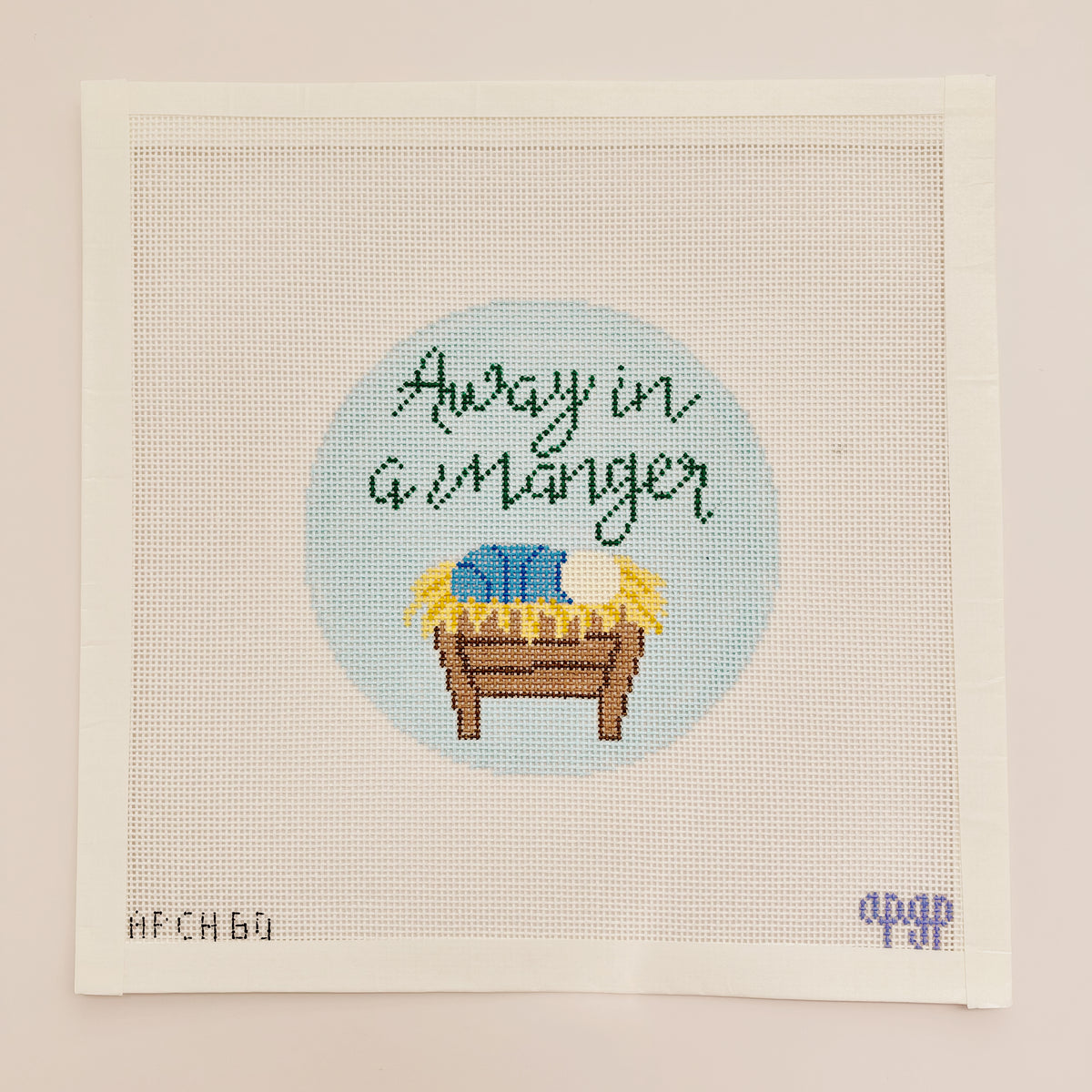 APCH60	- Away in a Manger - 18M 4.5" Round - F26