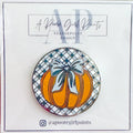 Gingham Pumpkin - Needle minders - Pack of 3