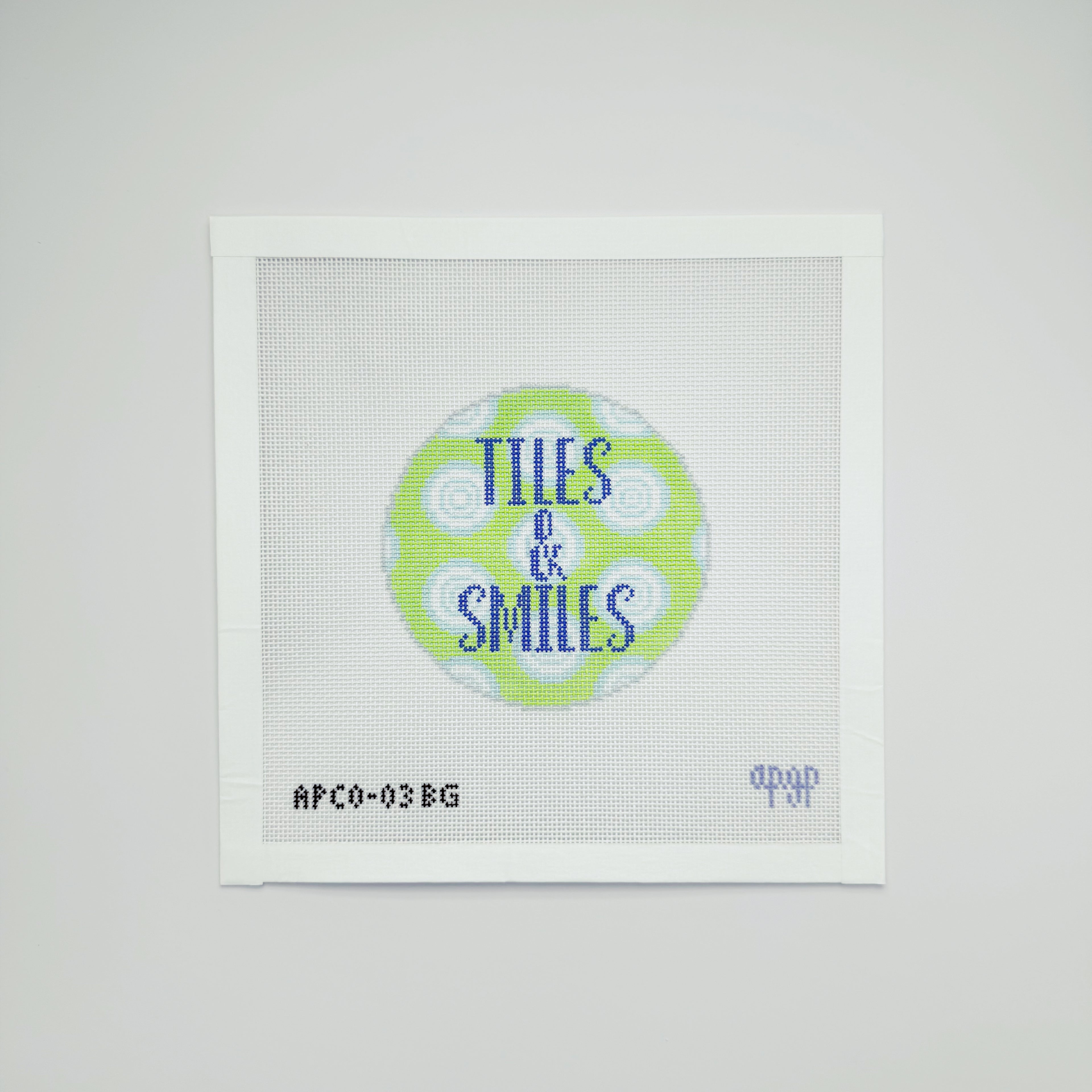 APCO03BG - Tiles and Smiles Blue and Green