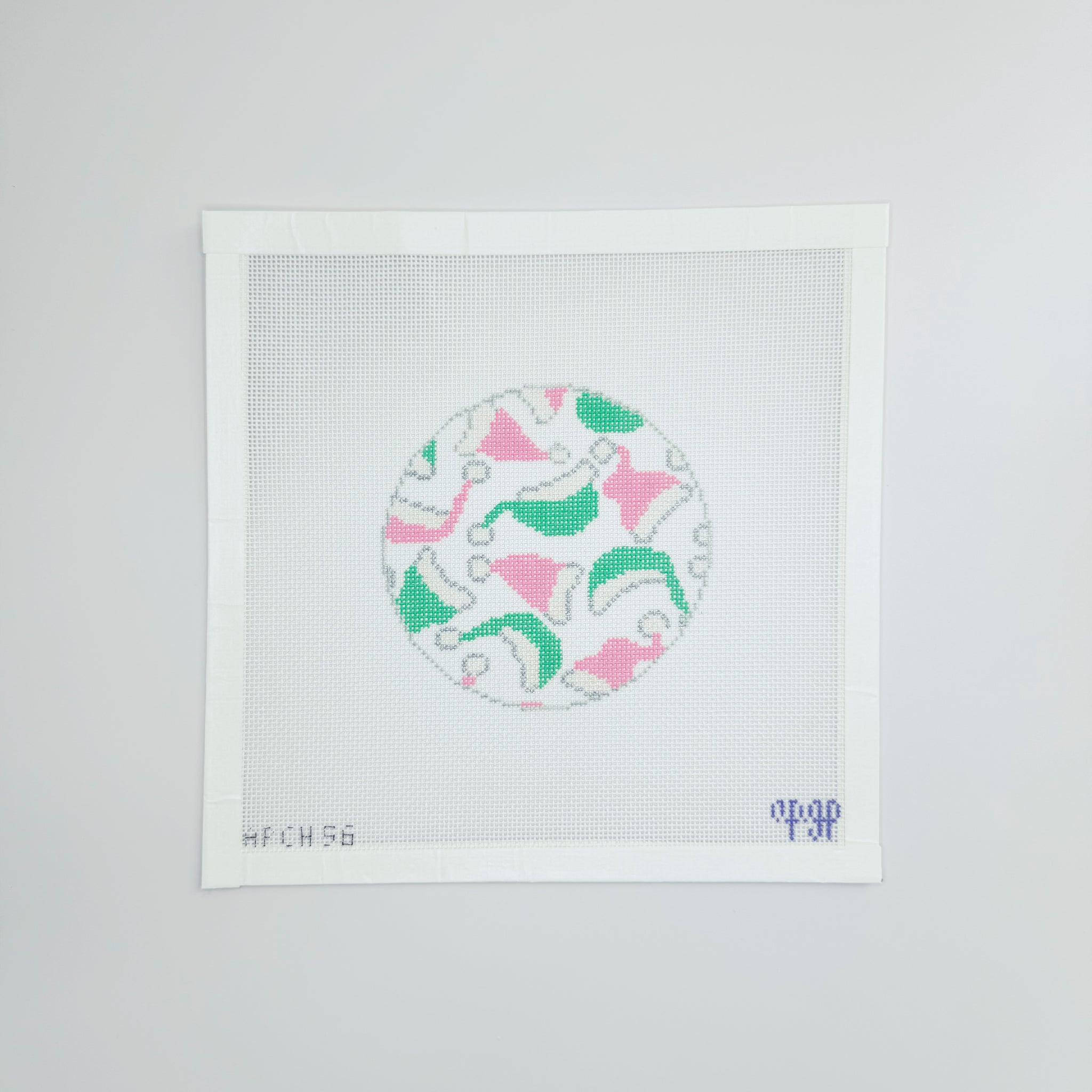 APCH56 - Santa Hats Pink/Green