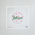 APCH03PG - "Believe" Santa Hats Pink