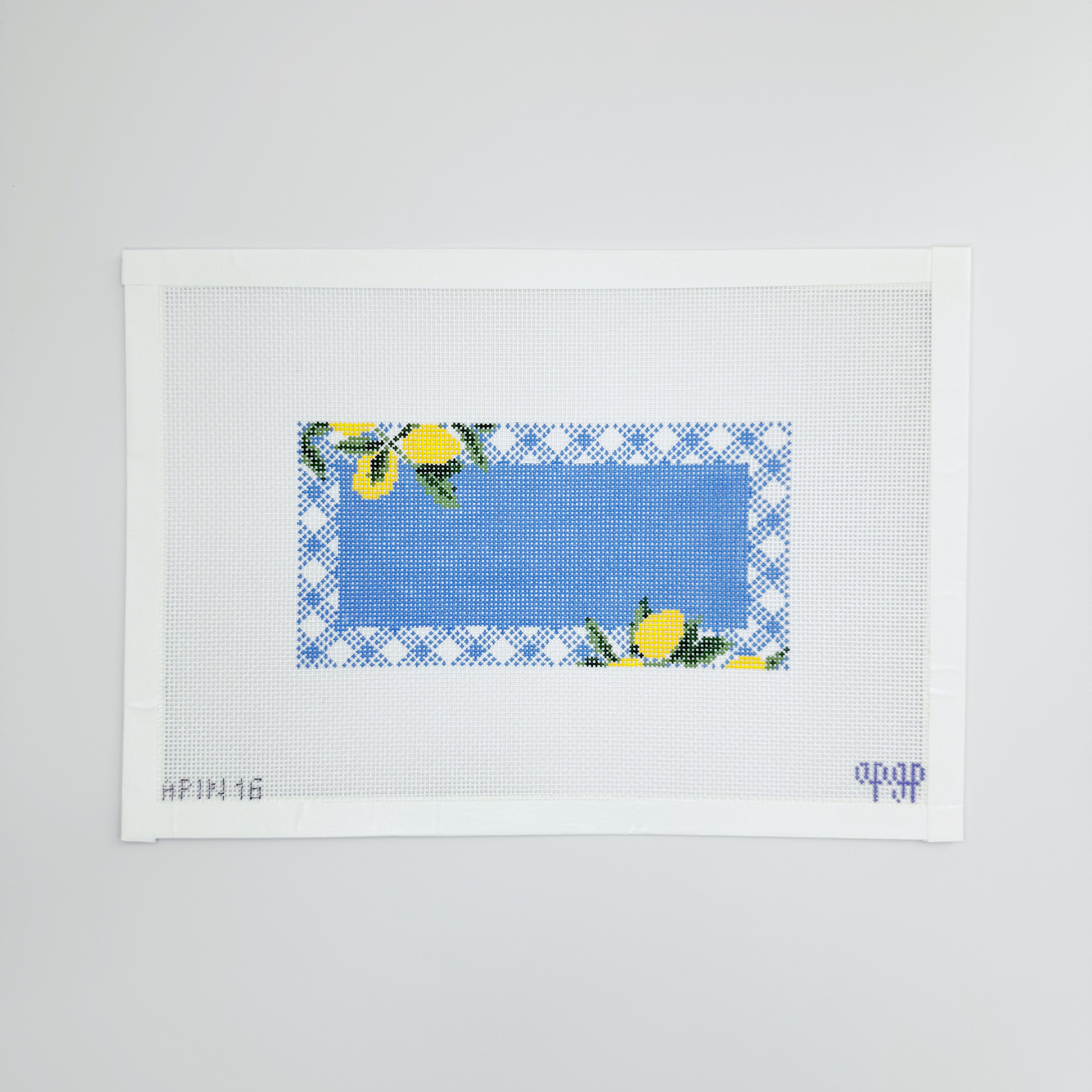 APIN16 - Lemons on Blue - 6x3 Insert