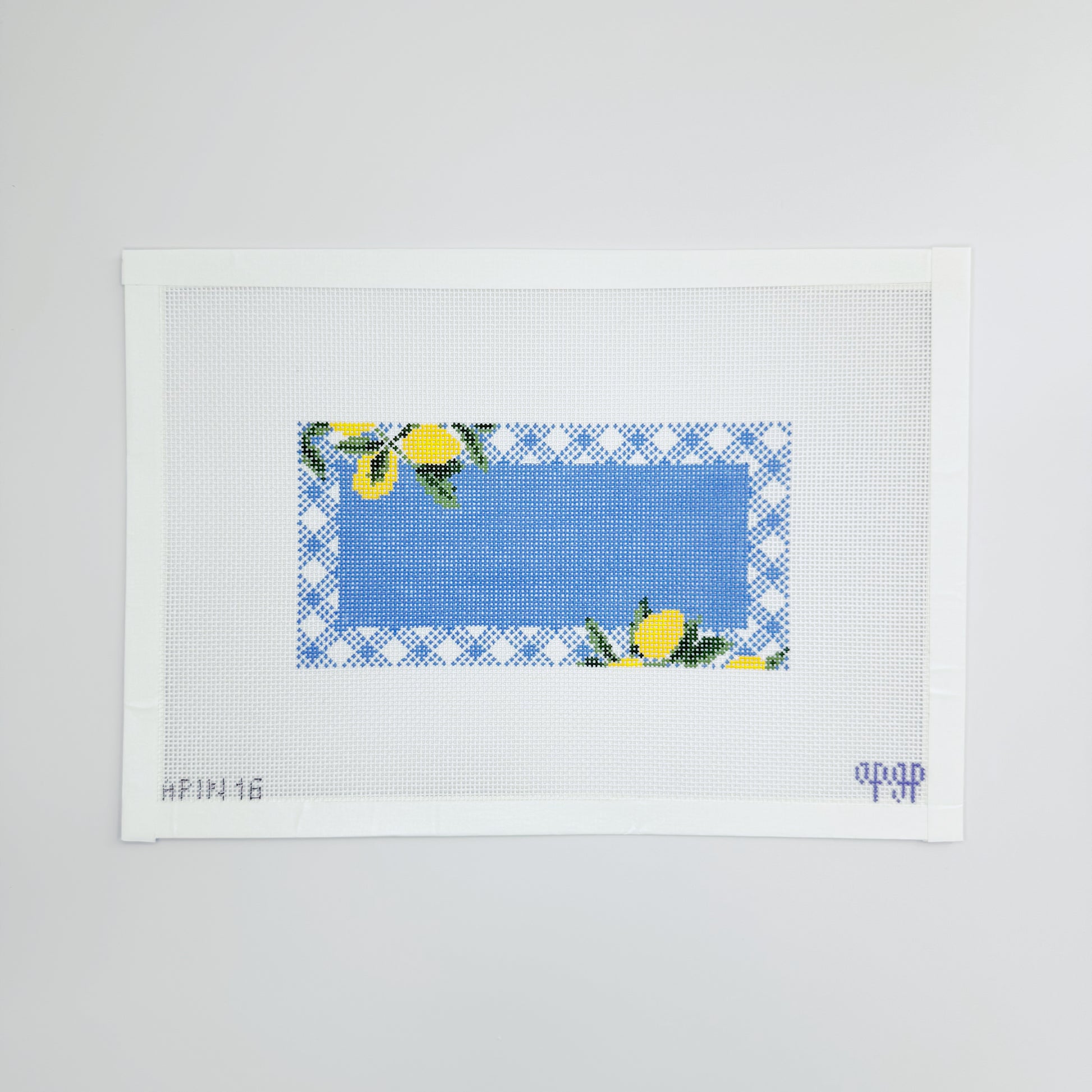 APIN16 - Lemons on Blue - 6x3 Insert