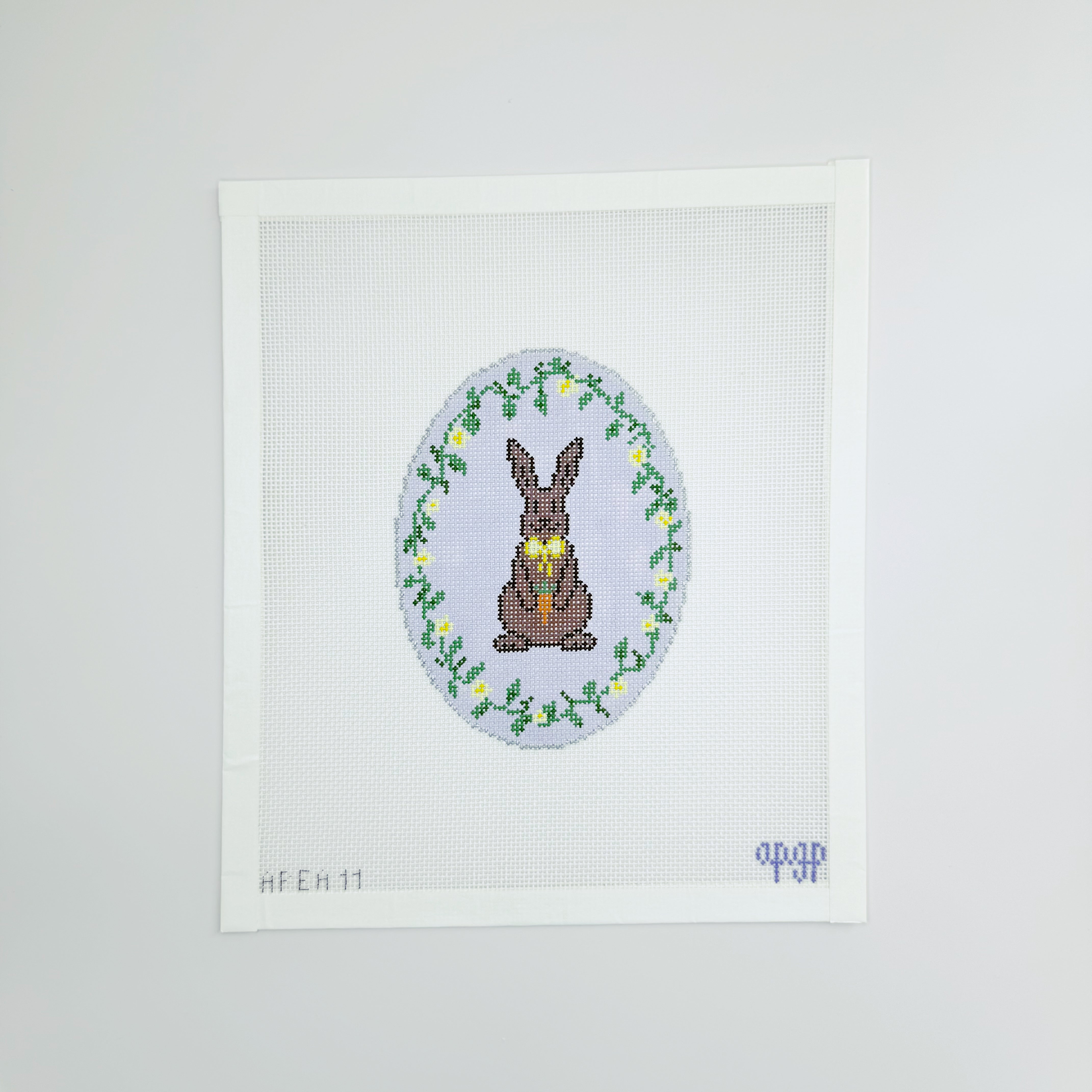 Chocolate Bunny Oval