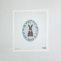 Chocolate Bunny Oval
