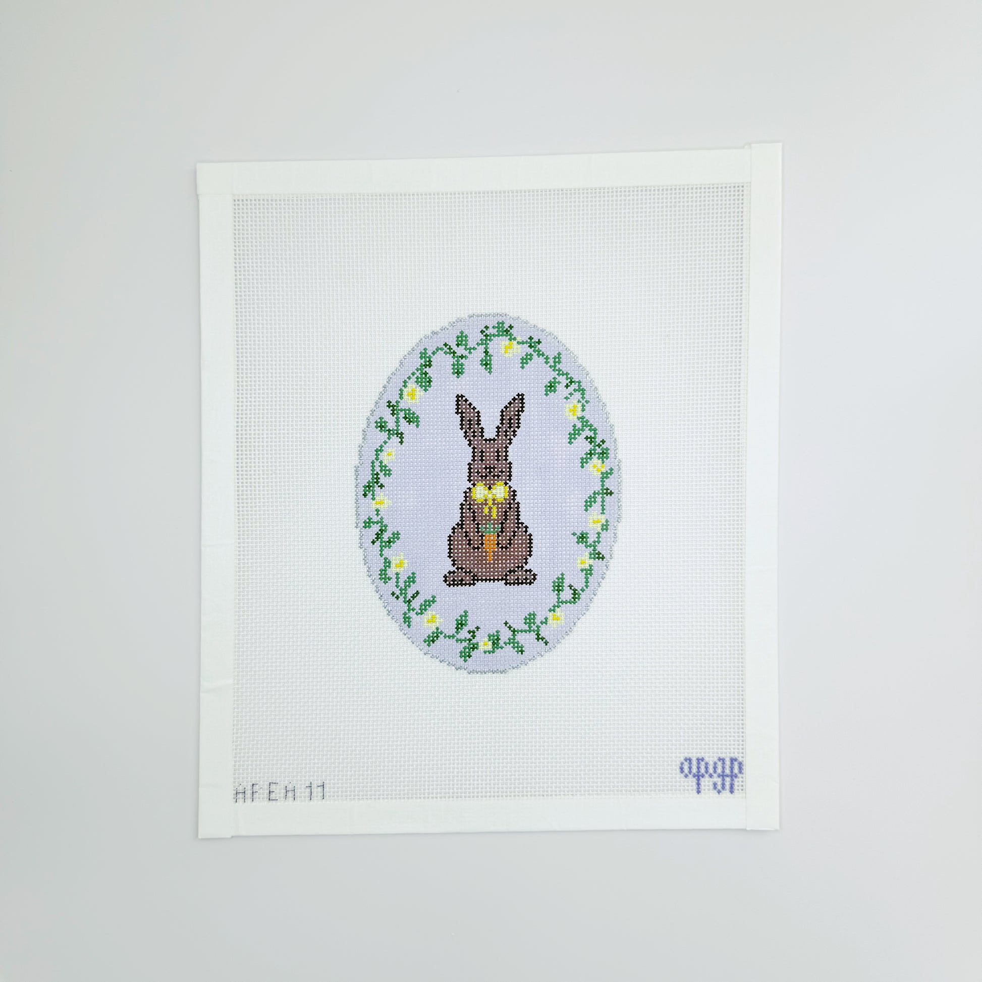 Chocolate Bunny Oval