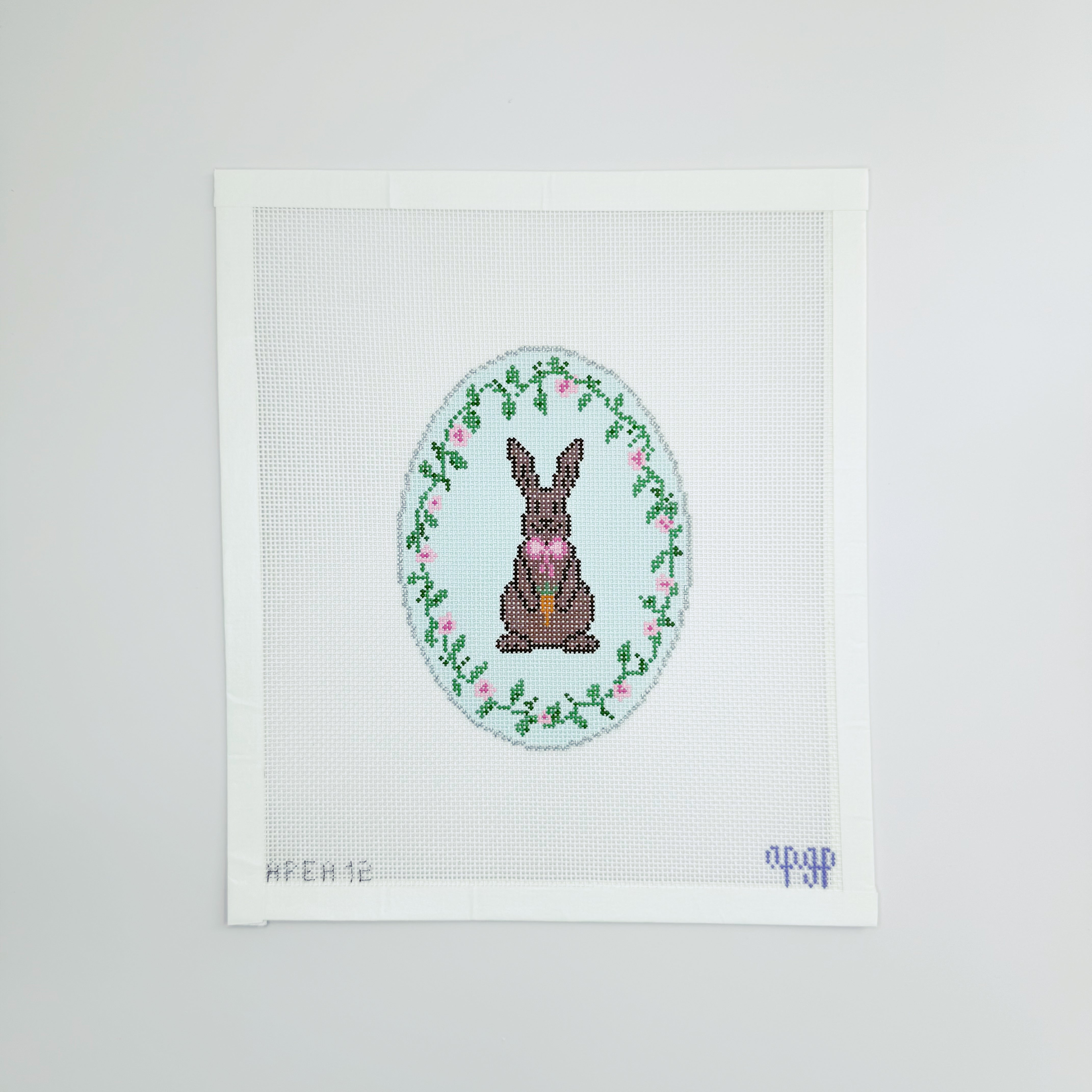 Chocolate Bunny Oval