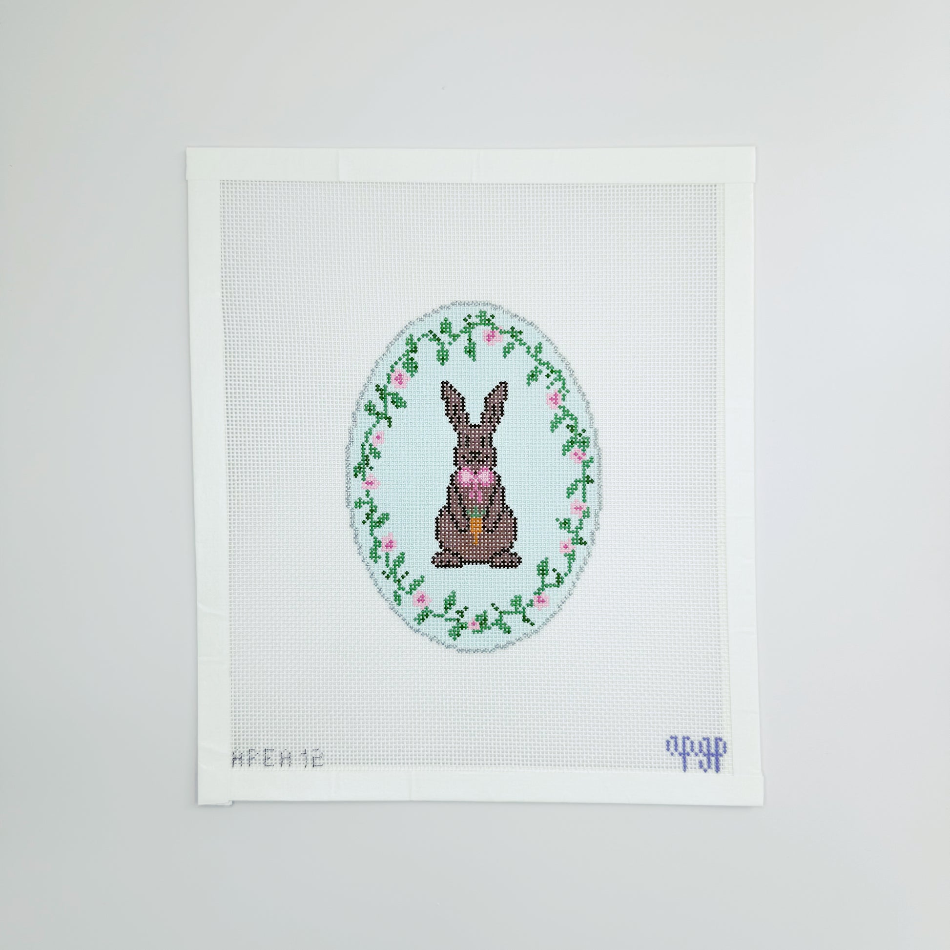 Chocolate Bunny Oval