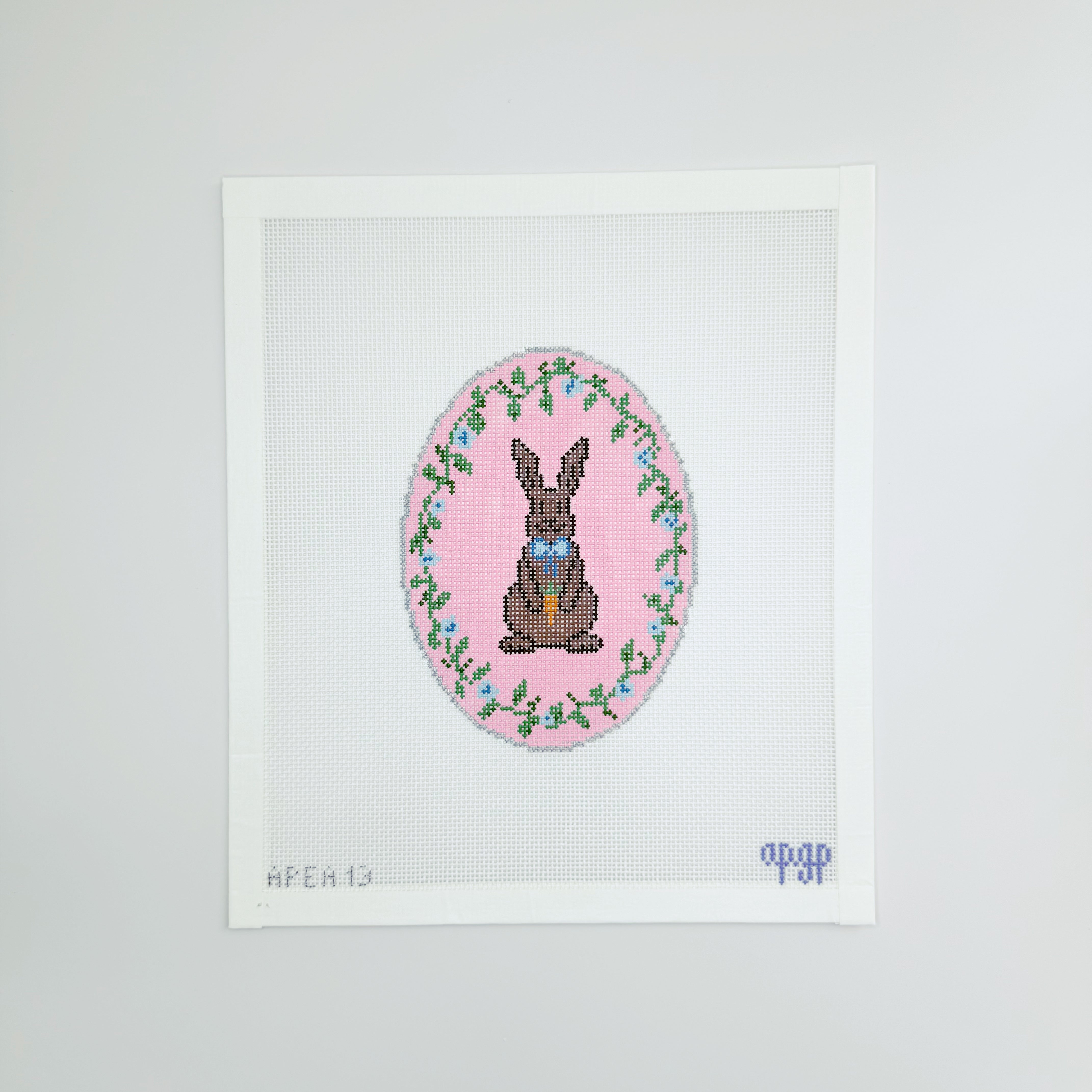 Chocolate Bunny Oval