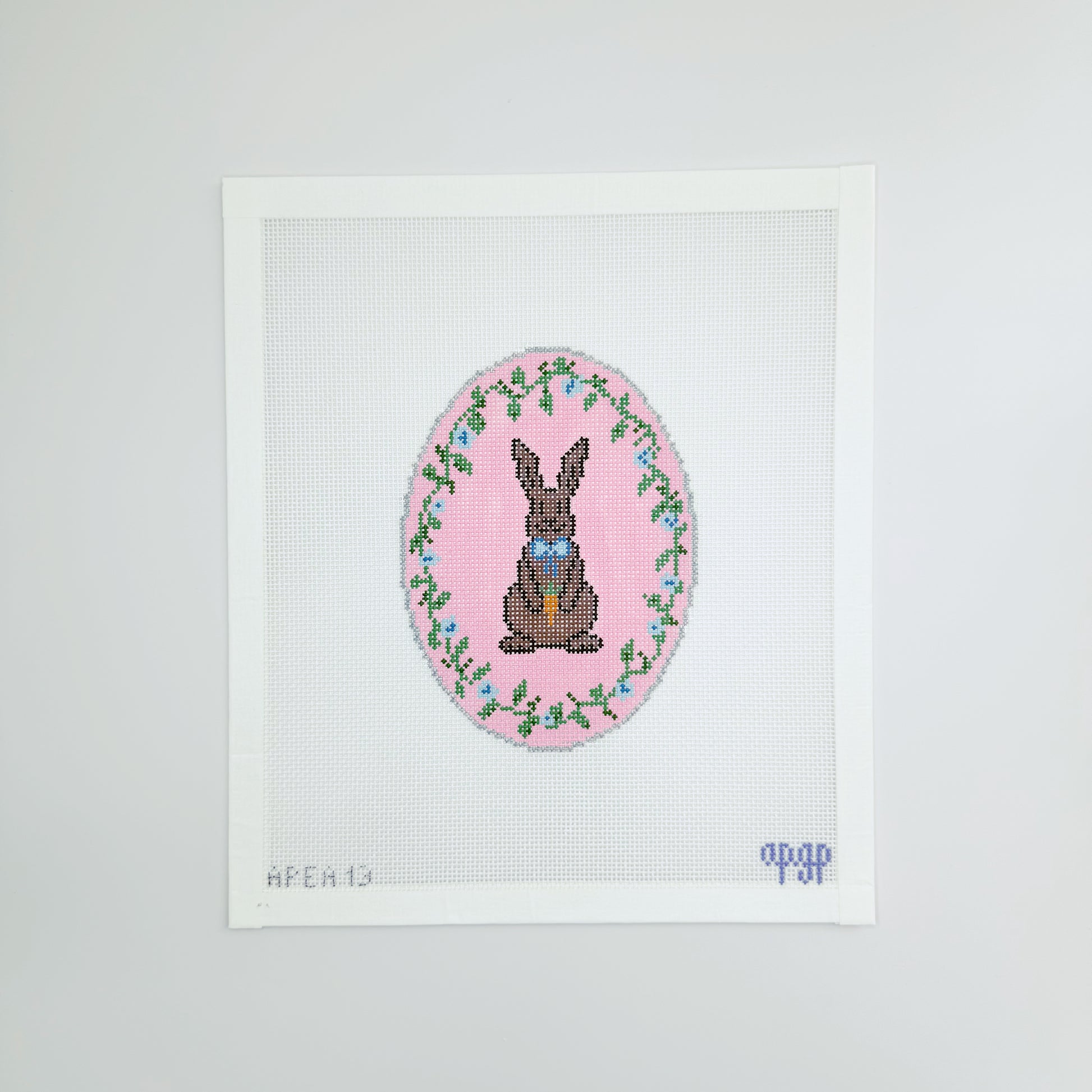 Chocolate Bunny Oval