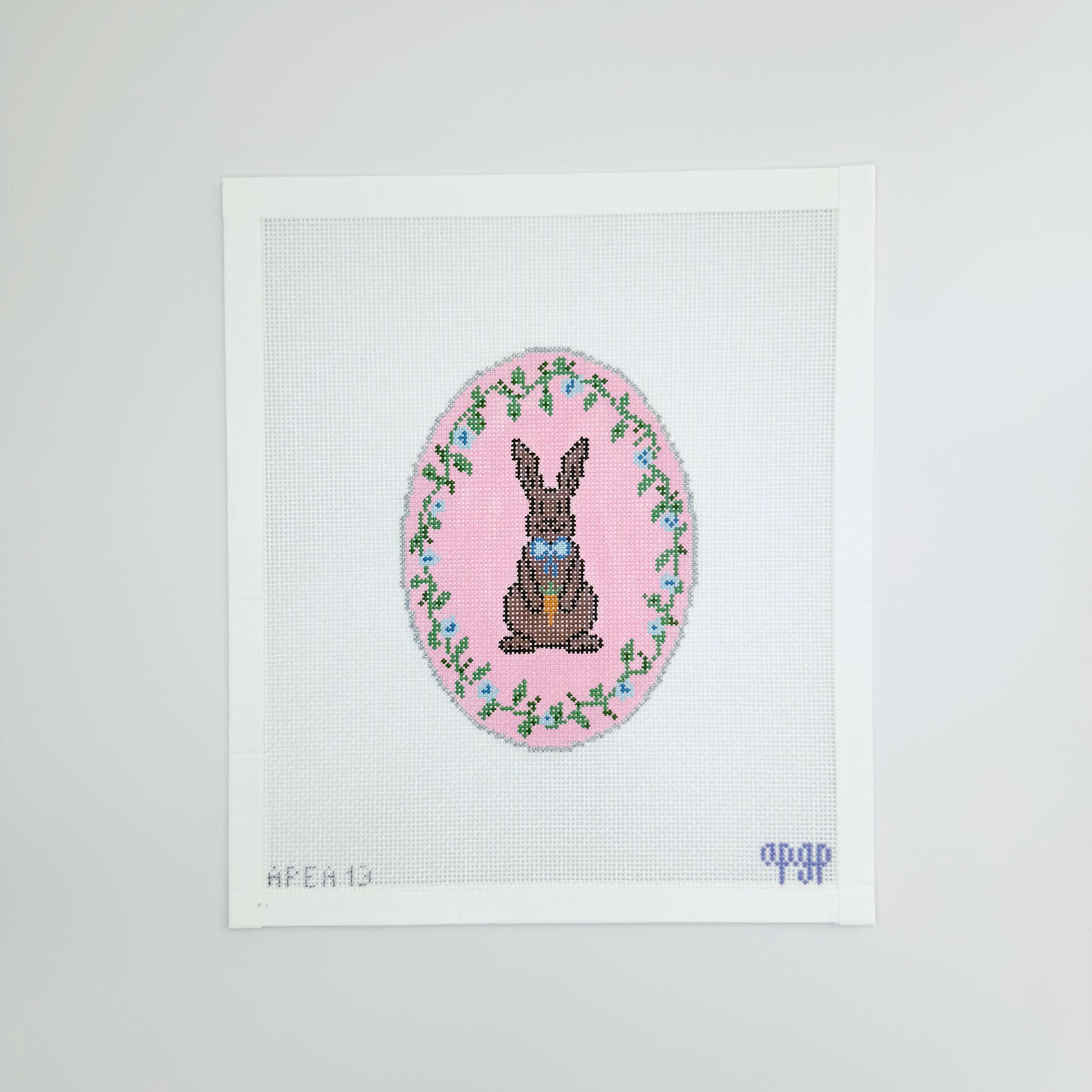 Chocolate Bunny Oval