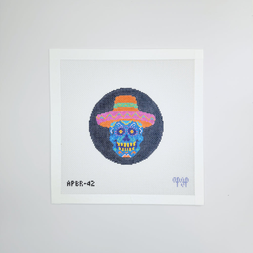 APBR42 - Day of the Dead Boy - 18M 4" Round - S26