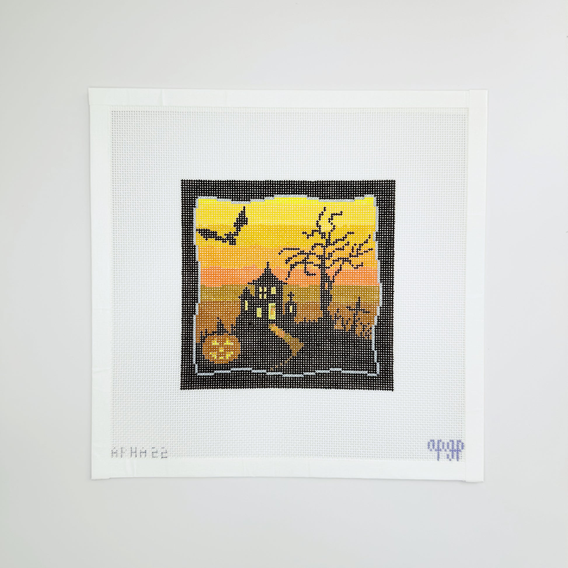 APHA22 - Spooky Scene - Orange with Jack-o-lantern