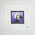 APHA19 - Spooky Scene - Purple with Haunted House
