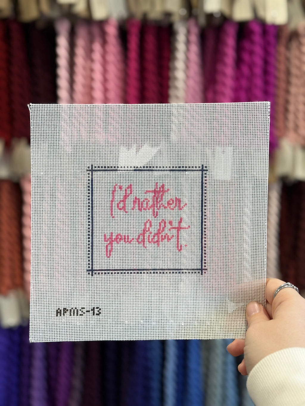 APMS13 - "I'd rather you didn't"