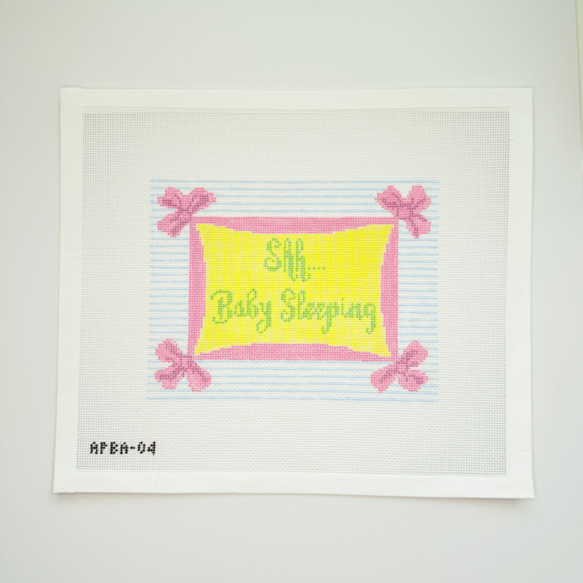 APBA18 - "Shh…. Baby Sleeping" with bows (previously APBA16)