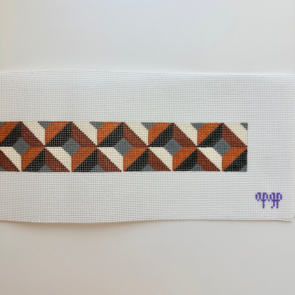 APBS07-B - Color Block Bag Strap Brown/Black  - 13M 39 x 2.2" - F26