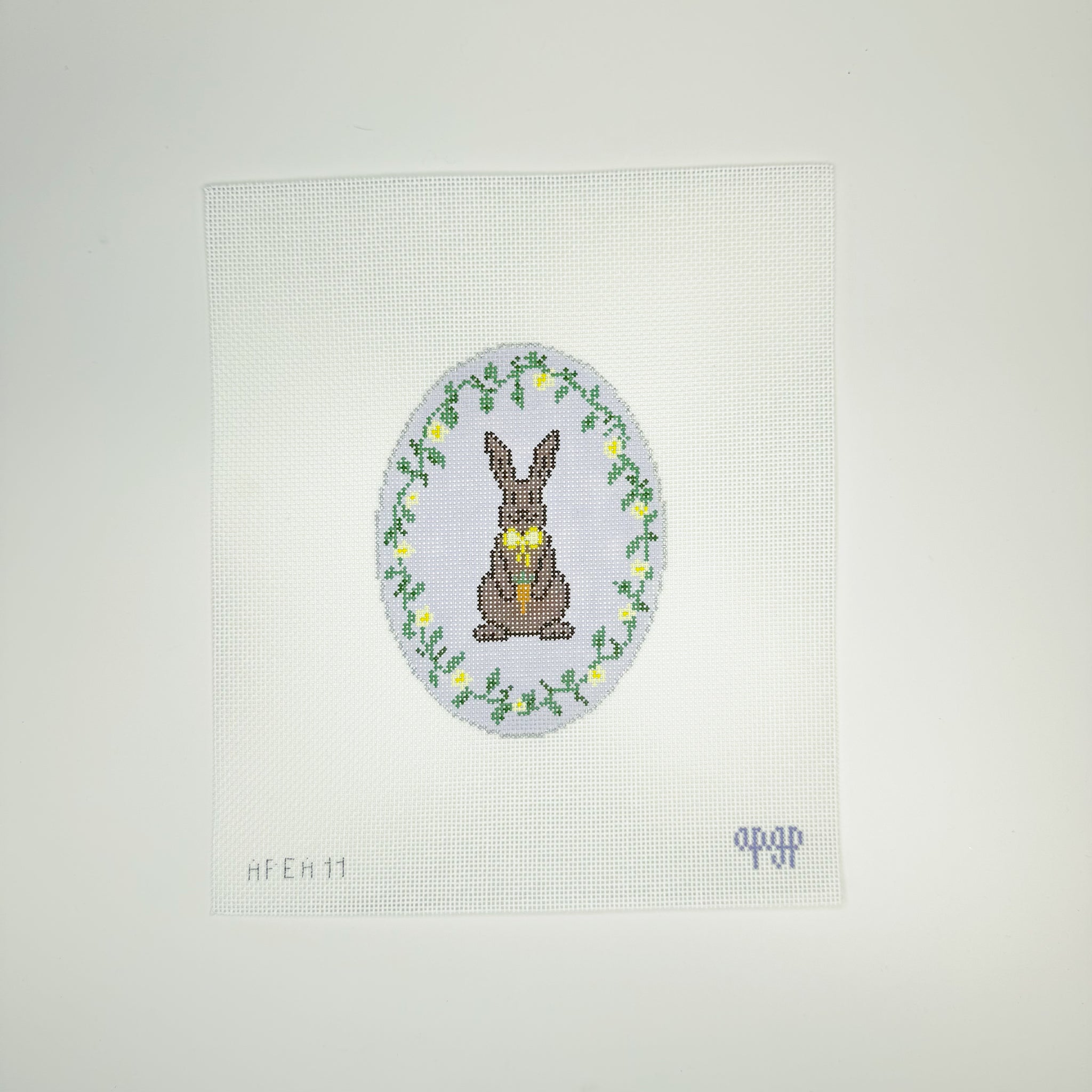 Chocolate Bunny Oval