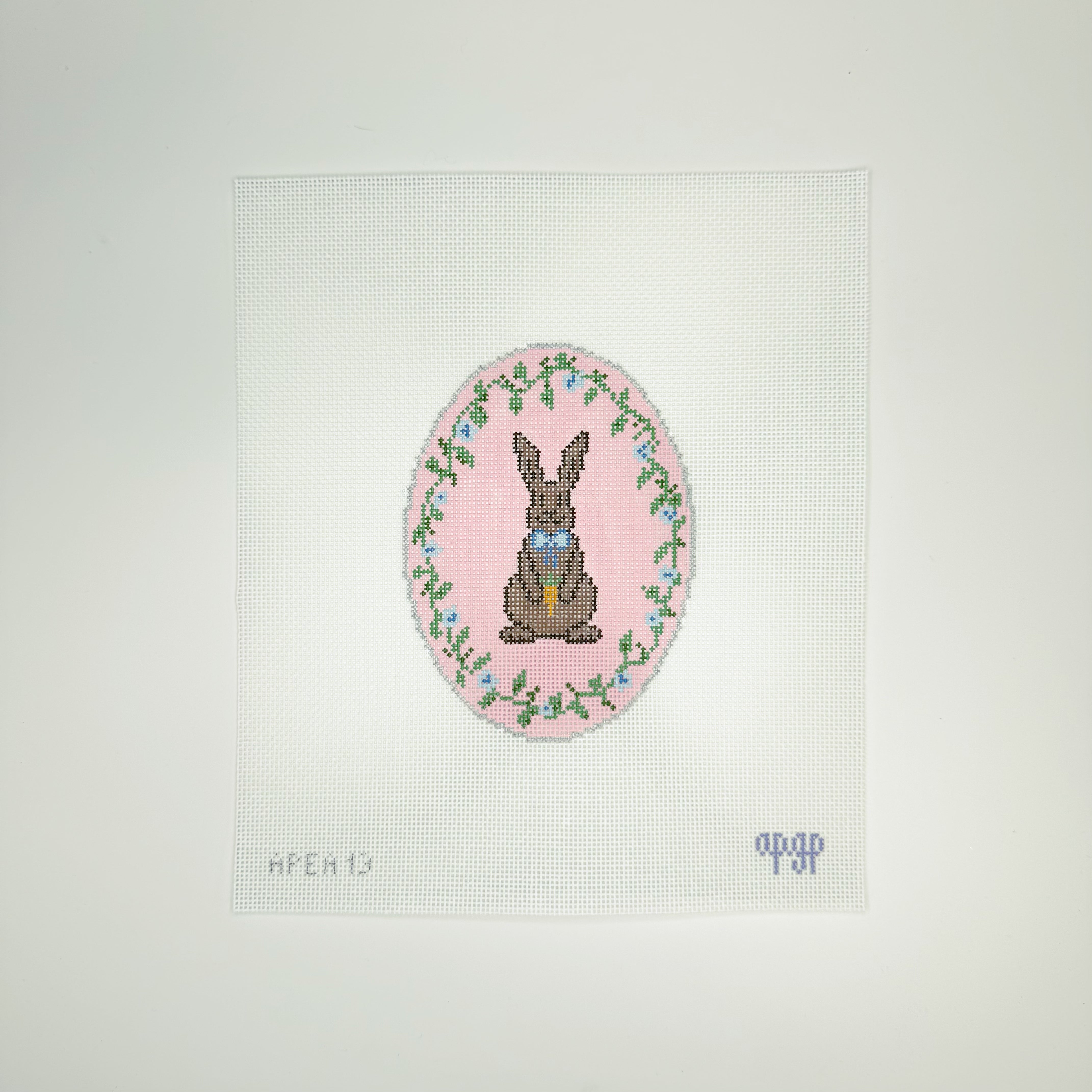 Chocolate Bunny Oval