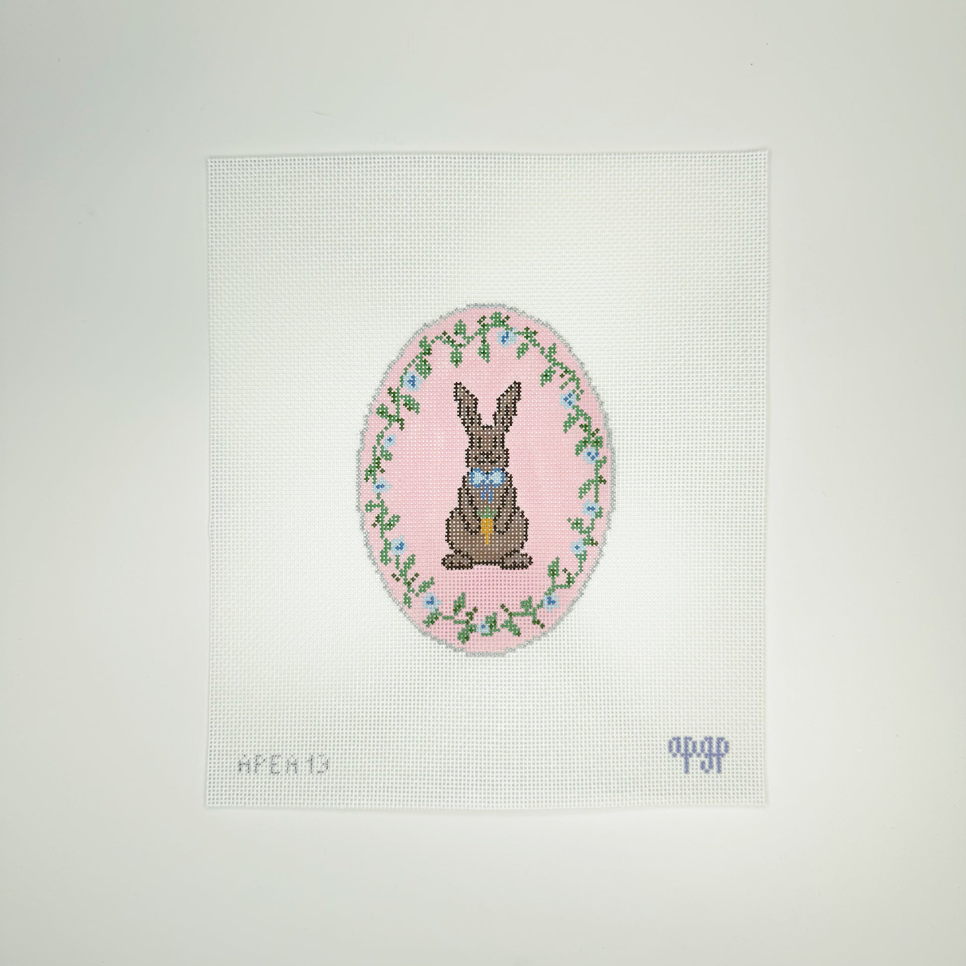 Chocolate Bunny Oval