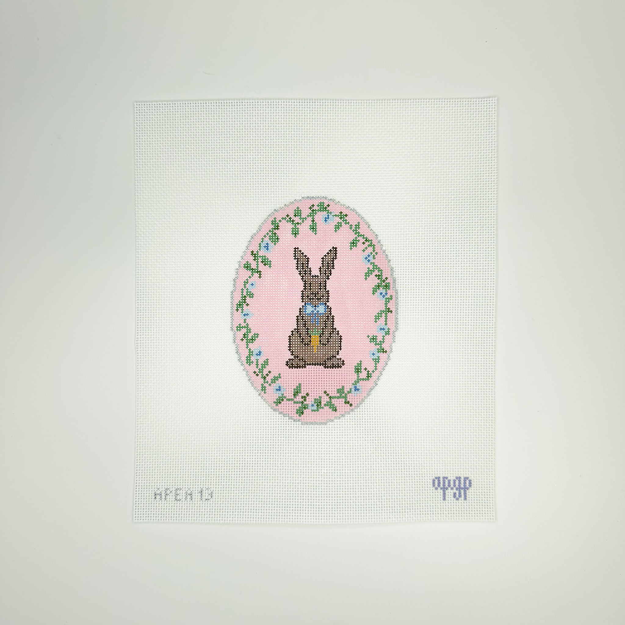 Chocolate Bunny Oval