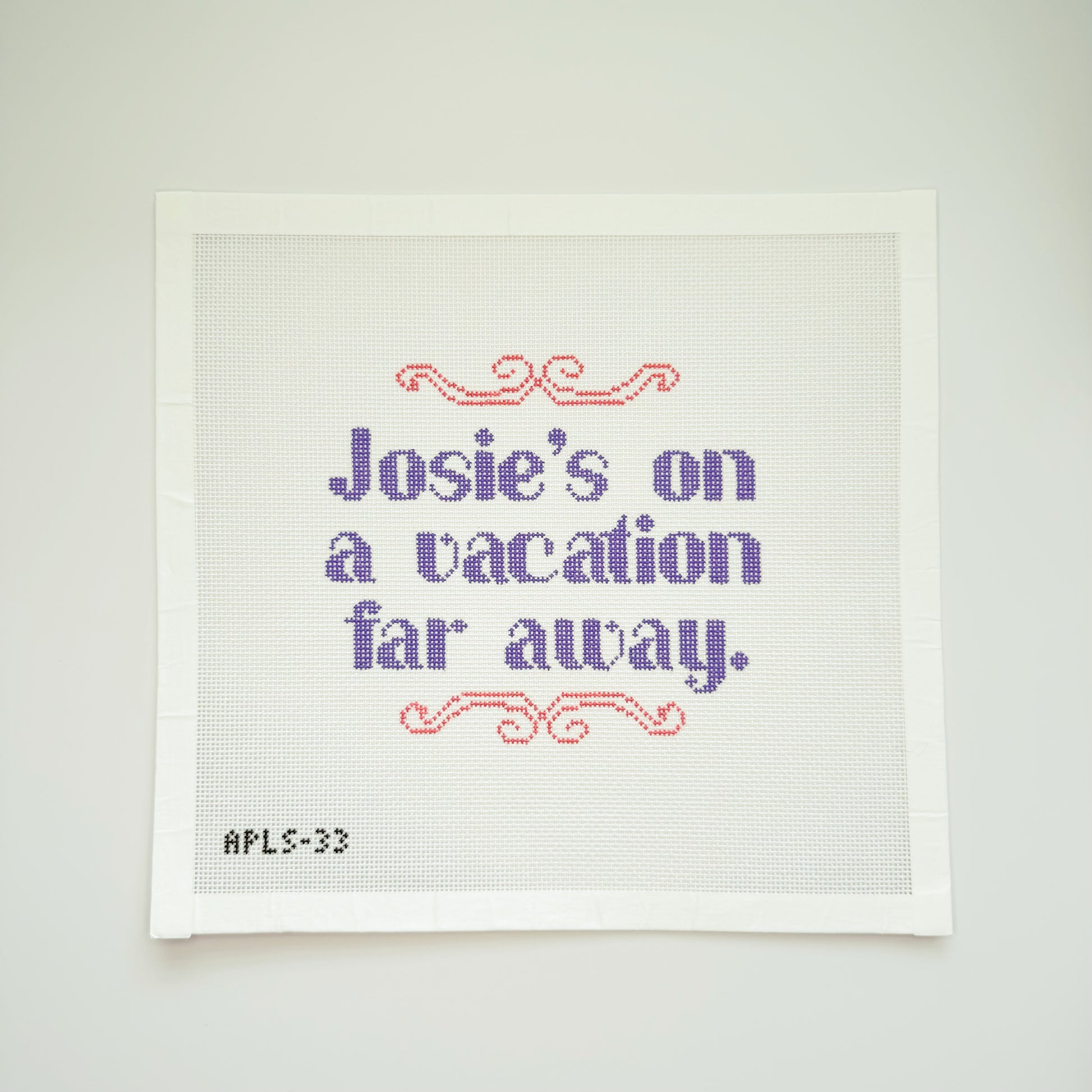 APLS33 - "Josie on a vacation far away"