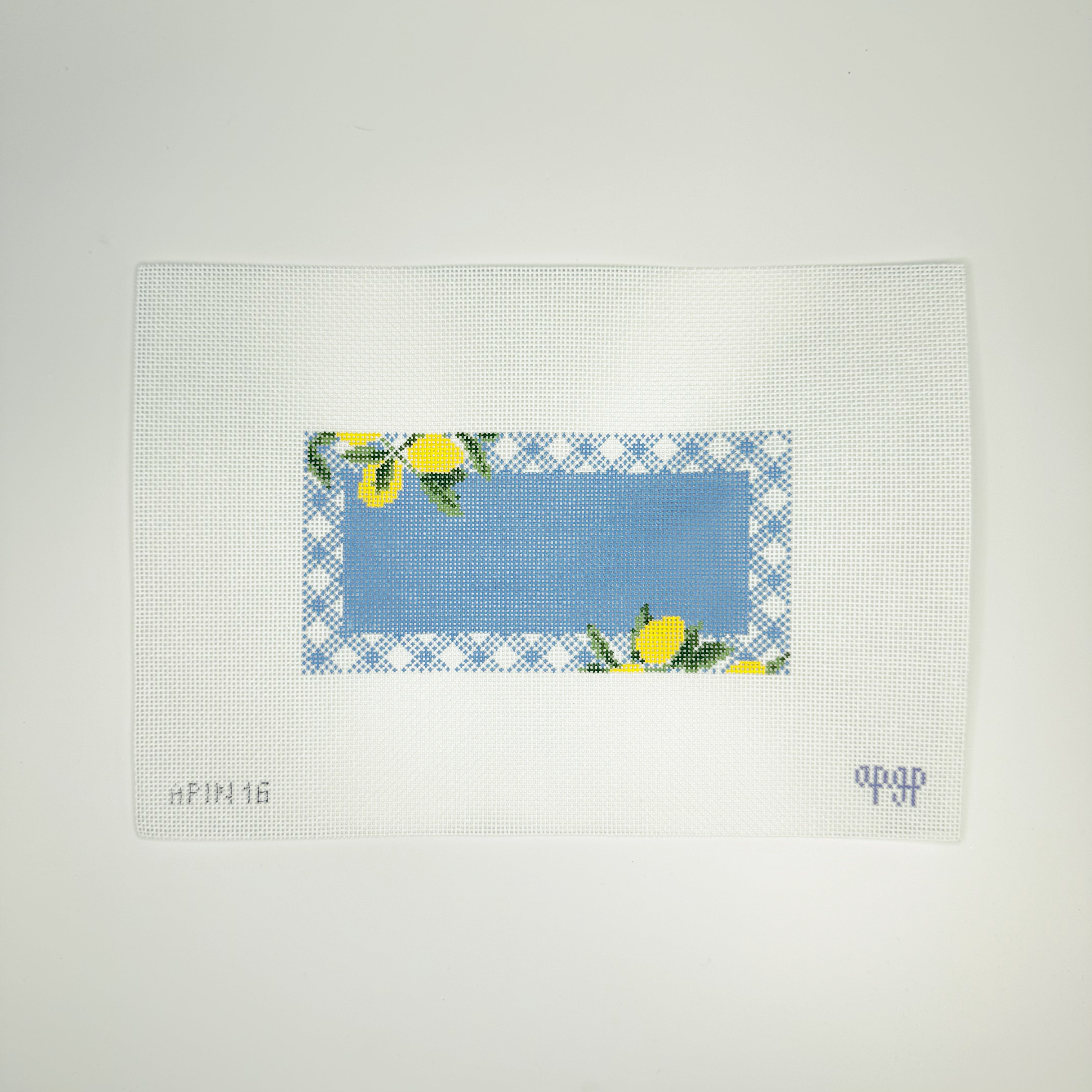 APIN16 - Lemons on Blue - 6x3 Insert