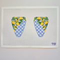 APSC01 - Lemons on Blue - Two Sided Scissor Case