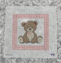 APBA20 -  Lovey Bear with Pink Gingham  - 13M 10" x 10"