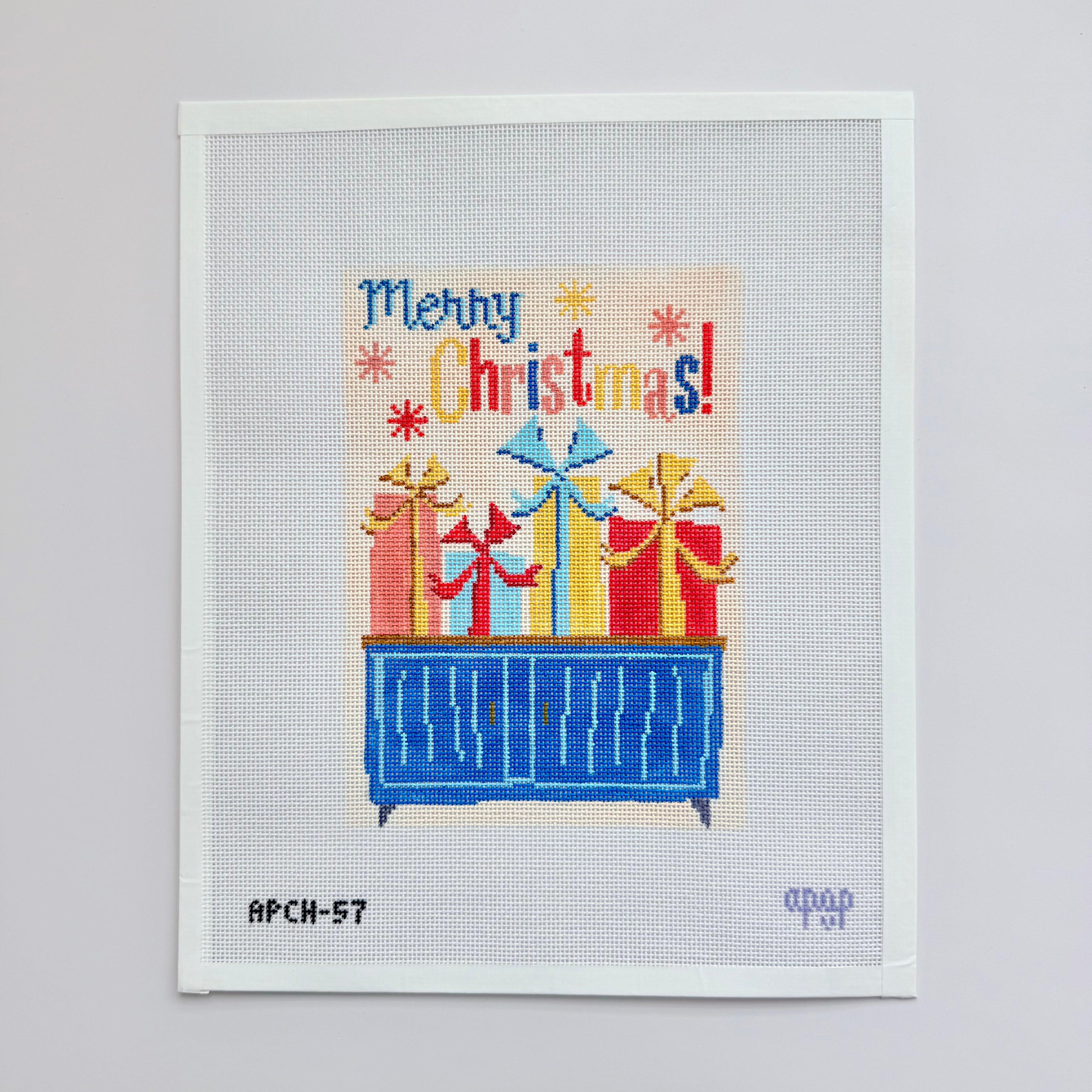 APCH57 - Retro Gift Boxes Rectangle - Merry Christmas
