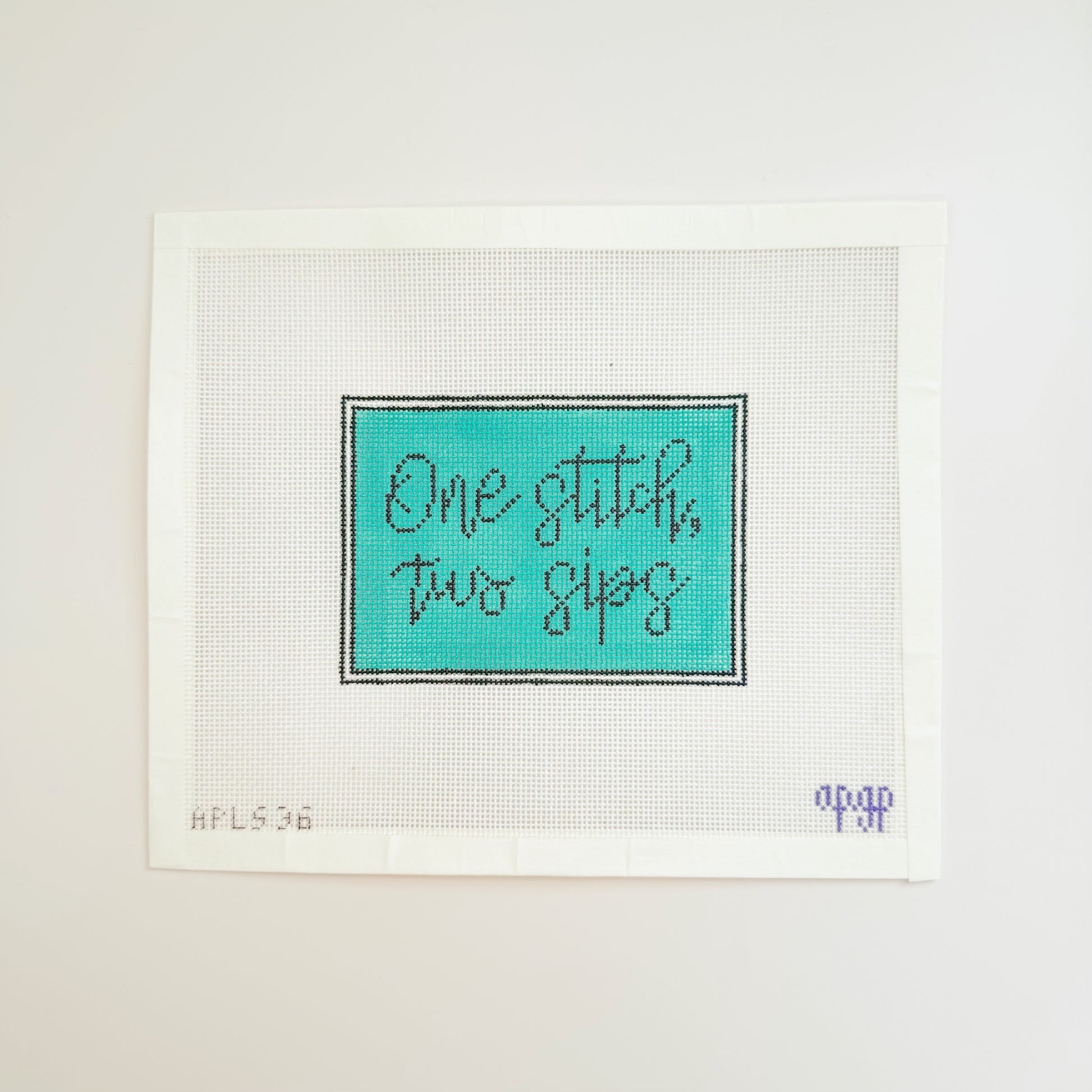 APLS36 - One stitch, two sips