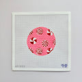 APCH59 - Peppermints on Pink Round