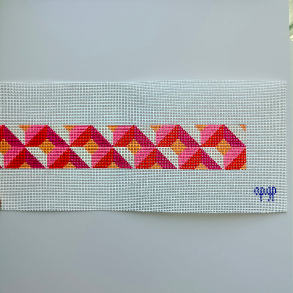 APBS06-P - Color Block Bag Strap Pink/Orange - 13M 39 x 2.2" - F26
