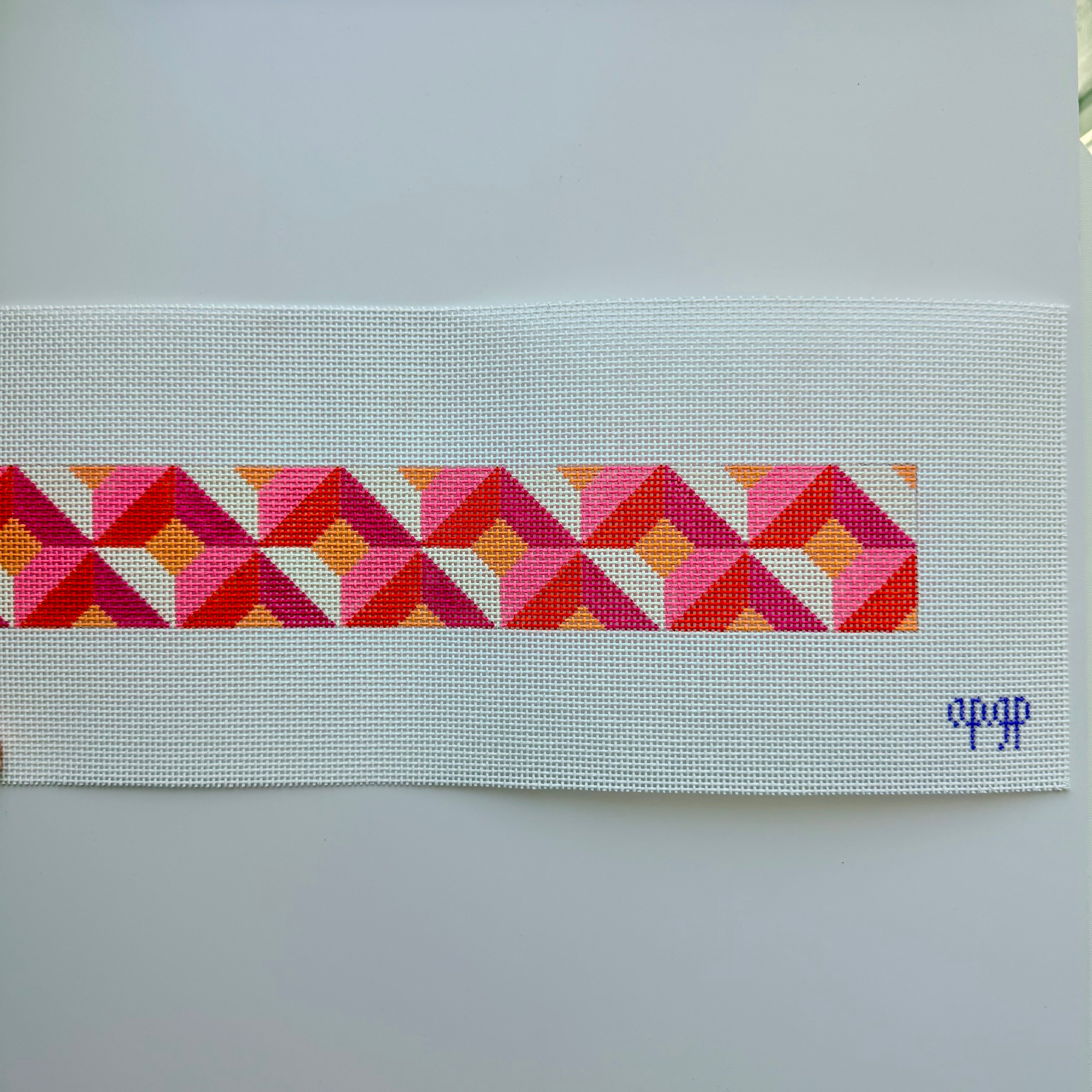 APBS06-P - Color Block Bag Strap Pink/Orange - 13M 39 x 2.2" - F26