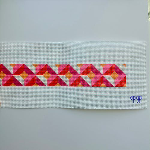 APBS06-P - Color Block Bag Strap Pink/Orange - 13M 39 x 2.2" - F26
