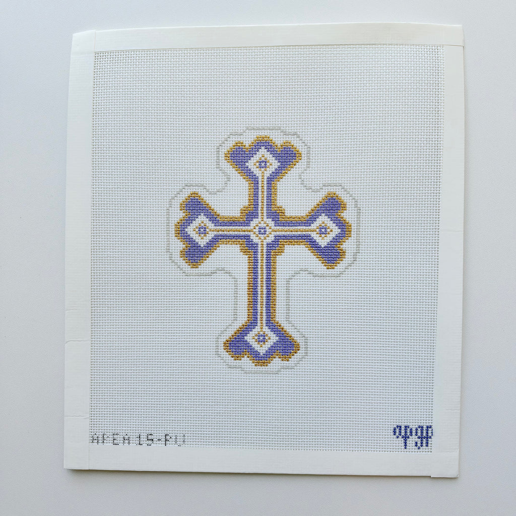 APEA15-PU - Cross Purple - 18M 4" x 5" - F26