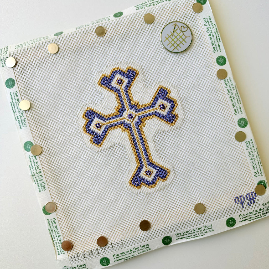 APEA15-PU - Cross Purple - 18M 4" x 5" - F26