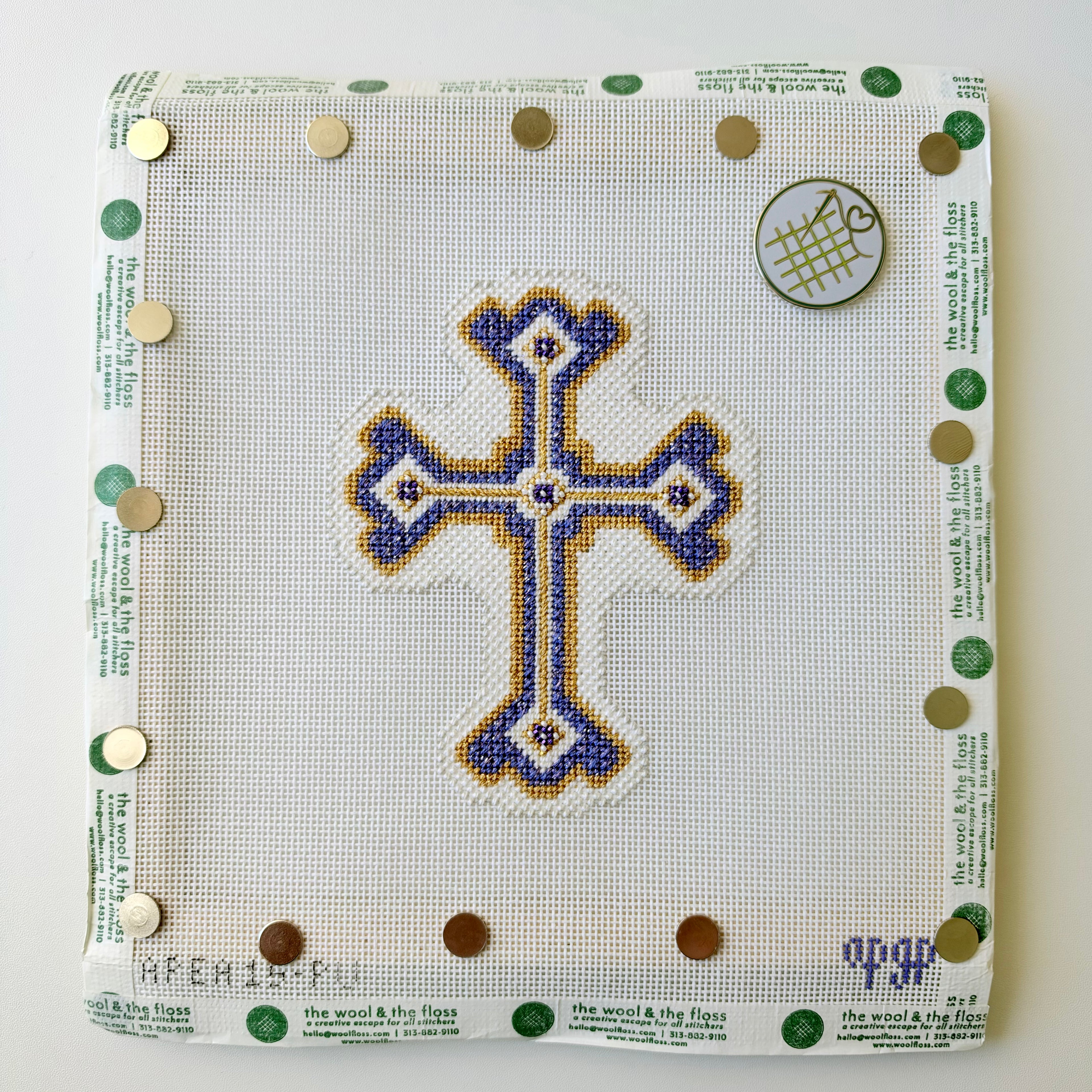 APEA15-PU - Cross Purple - 18M 4" x 5" - F26