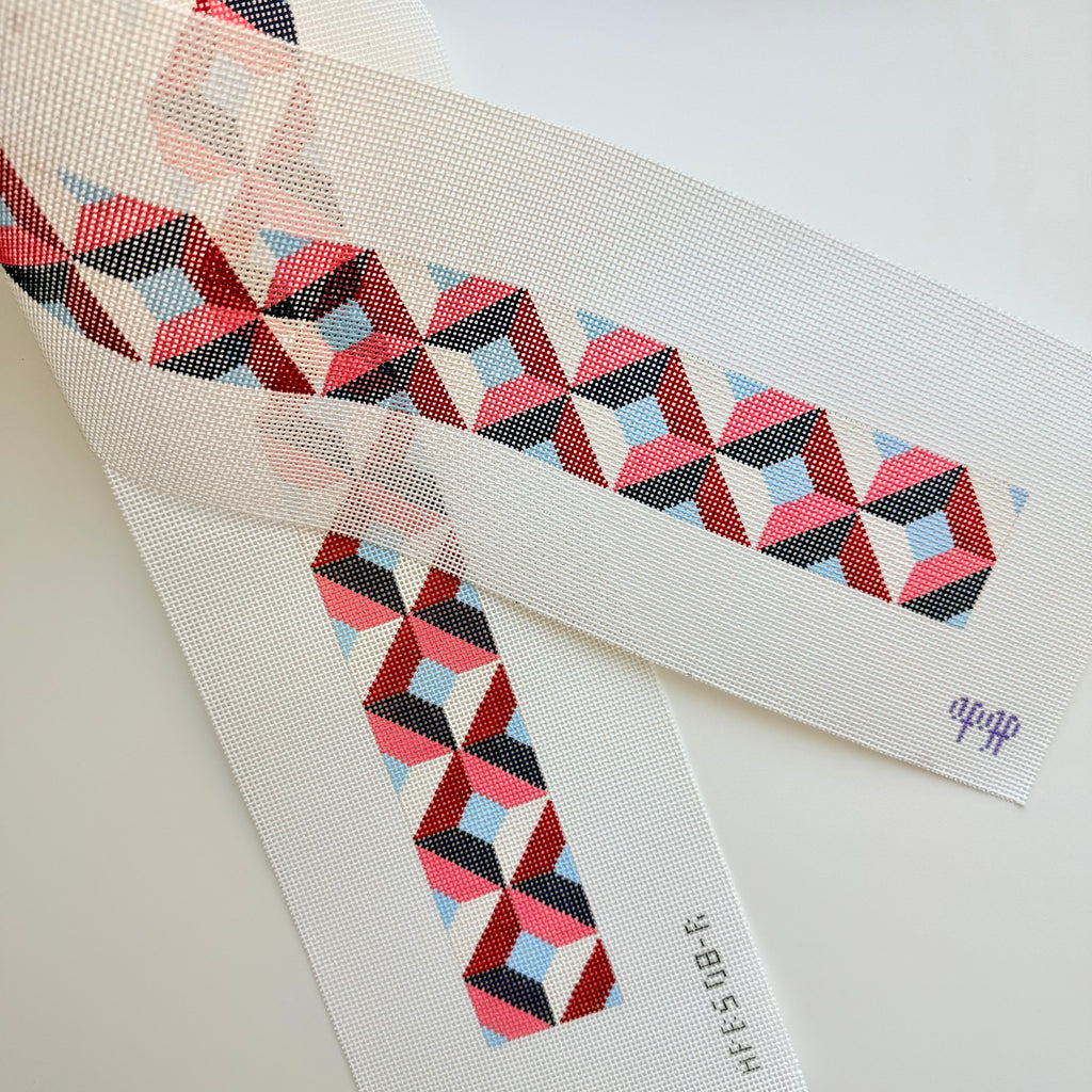 APBS08-R - Color Block Bag Strap Red/Blue - 13M 39 x 2.2" - F26